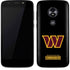 NFL Washington Commanders Black Background Moto E5 Play Skin